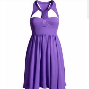 Versace for H&M Purple Silk Dress